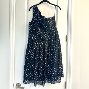 One shoulder cocktail dress